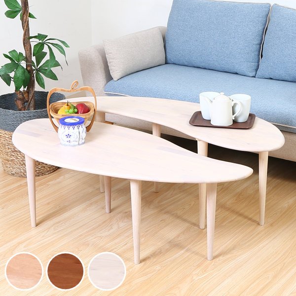 不二貿易（Fuji Boeki） センターテーブル 幅114cm 木製 天然木 サブ