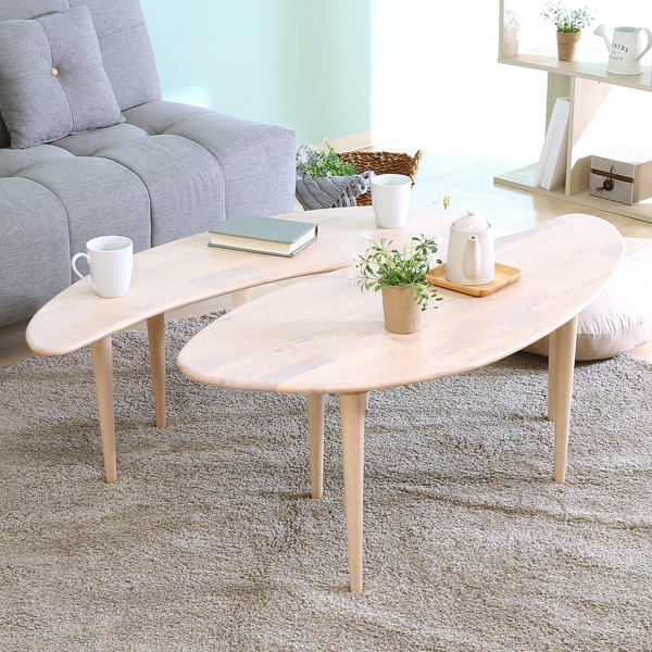 ローテーブル、カフェテーブル、センターテーブル 不二貿易（Fuji Boeki） センターテーブル 幅114cm 木製 天然木 サブ