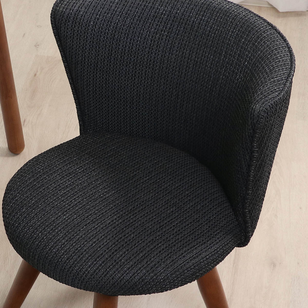 不二貿易（Fuji Boeki） ダイニングチェア 座面高40cm 回転 クラム