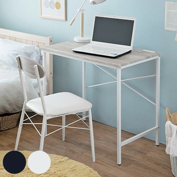 デスクチェア セット デスク 幅80cm チェア 座面高42cm 木目調