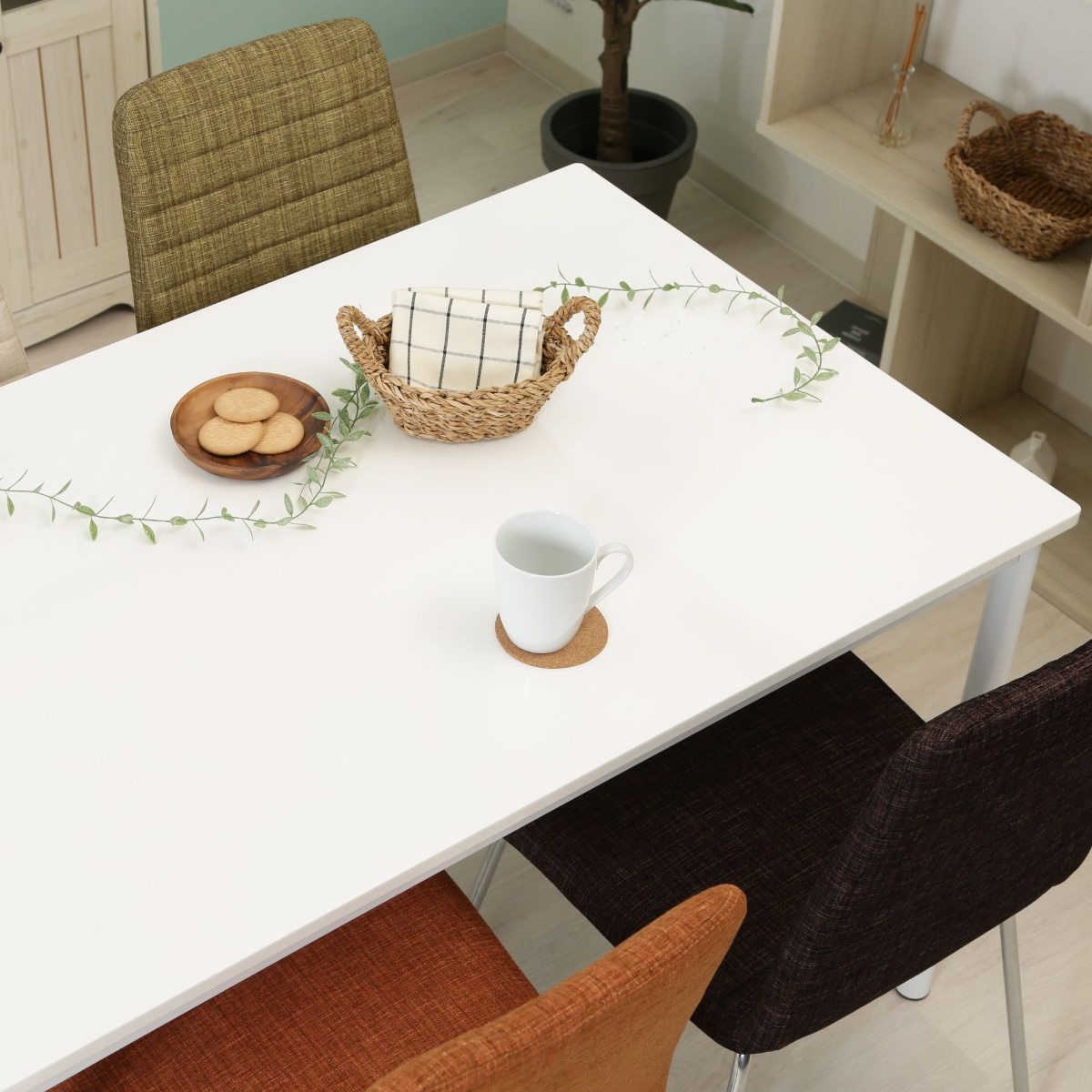 不二貿易（Fuji Boeki） ダイニングテーブル 幅120cm 長方形