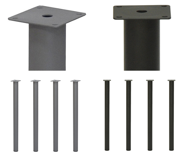 エイ・アイ・エス テーブル脚 4本入り 高さ75cm 丸脚 テーブルキッツ