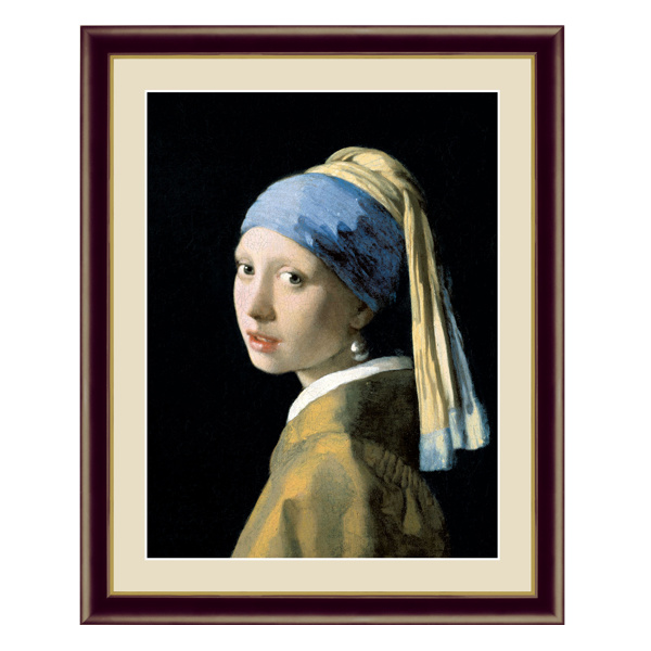 ヨハネス・フェルメール 真珠の耳飾りの少女 62/250 版画 絵画 世界の名画 絵画 『真珠の耳飾りの少女』 42×34cm ヨハネス・フェルメール 1665