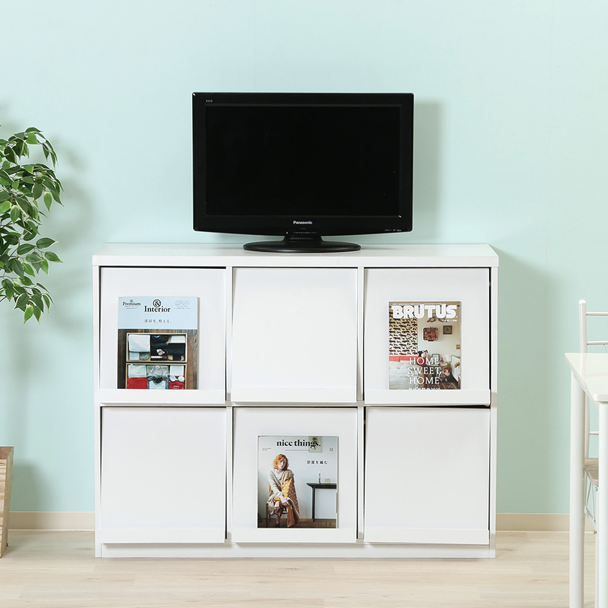 不二貿易（Fuji Boeki） ディスプレイラック 幅119cm 6マス 3列2段