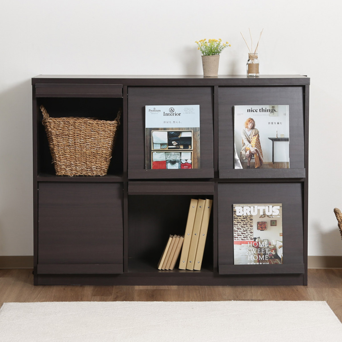 不二貿易（Fuji Boeki） ディスプレイラック 幅119cm 6マス 3列2段