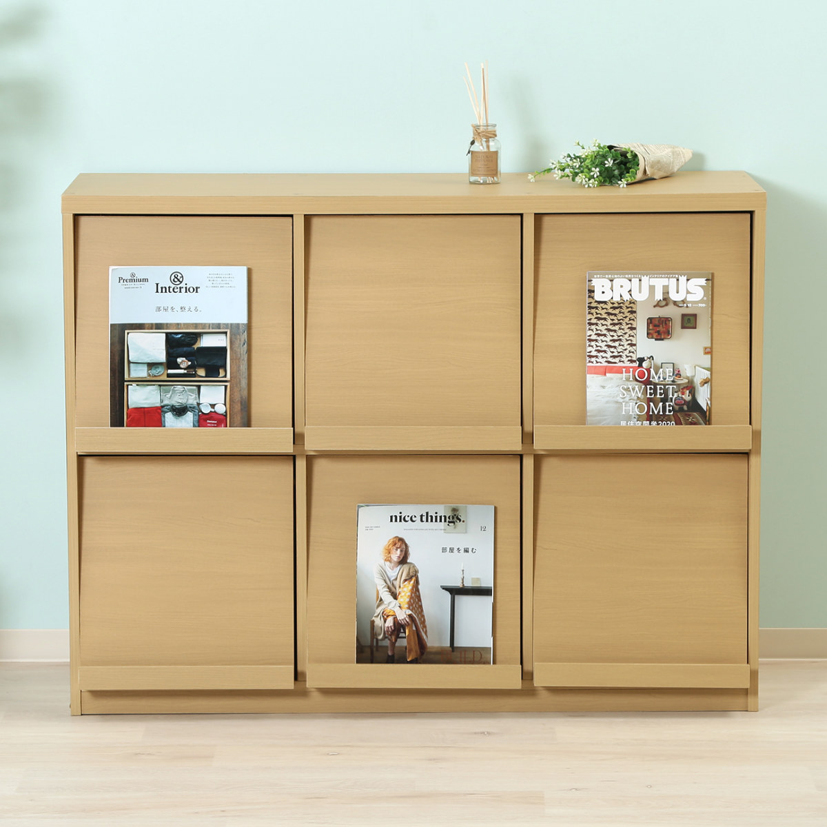 不二貿易（Fuji Boeki） ディスプレイラック 幅119cm 6マス 3列2段