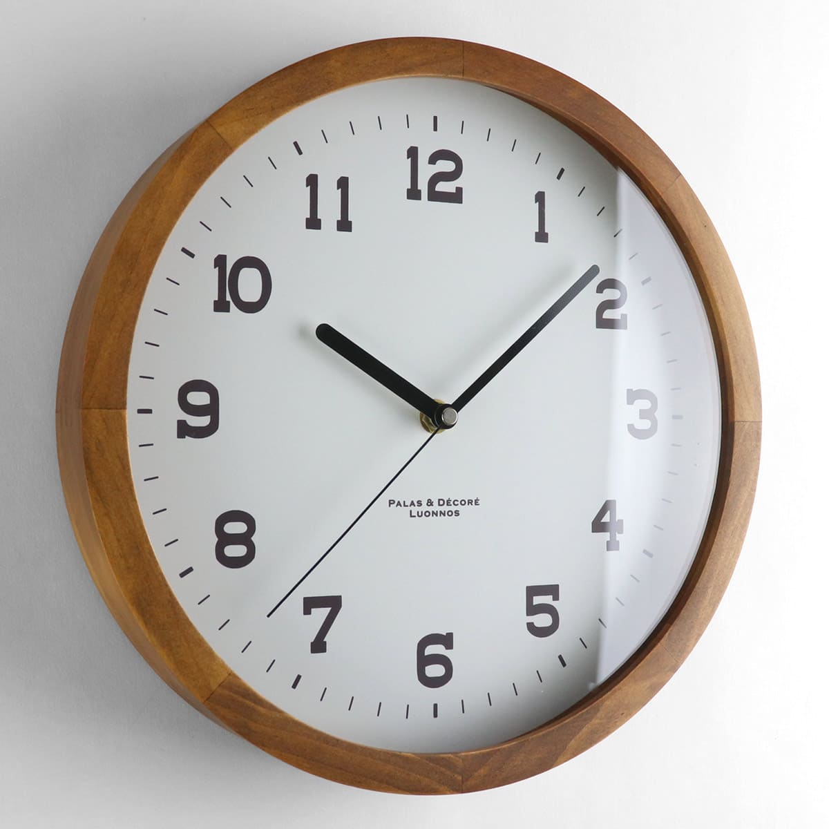 パラデック 掛け時計 ウォールクロックL 無垢材 木製 時計 おしゃれ