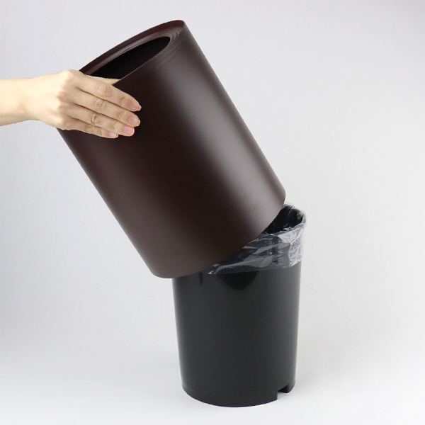 不動技研（FUDOGIKEN） ゴミ箱 4L リップルダストカン （ 4リットル