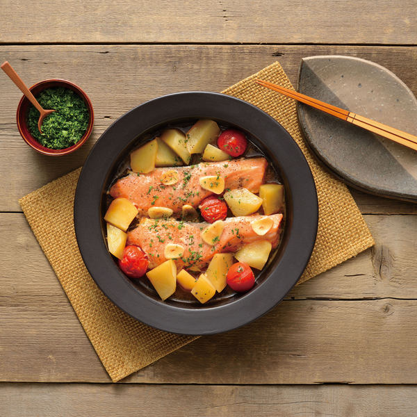 和平フレイズ レンジで発熱する皿 24cm マジカリーノ 直火 電子レンジ