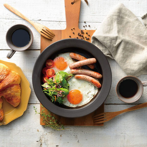 和平フレイズ レンジで発熱する皿 24cm マジカリーノ 直火 電子レンジ