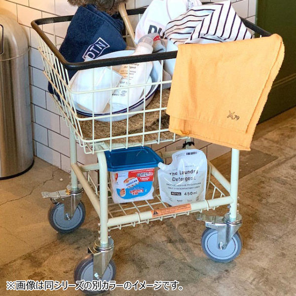 ランドリーワゴン ランドリーカート クロム ダ...の詳細画像5