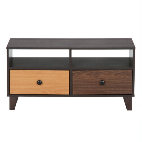 北欧風テレビボード　テレビボード　ローボード 不二貿易（Fuji Boeki） テレビ台 ローボード 北欧風 2カラー前板 幅