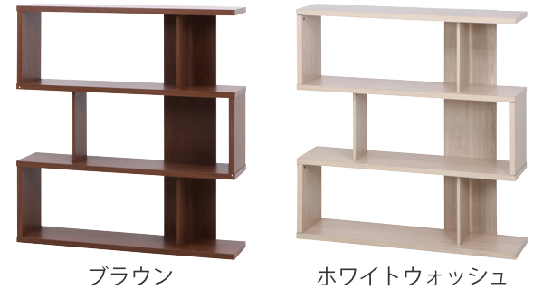 不二貿易（Fuji Boeki） ディスプレイシェルフ 3段 S型 オープンラック