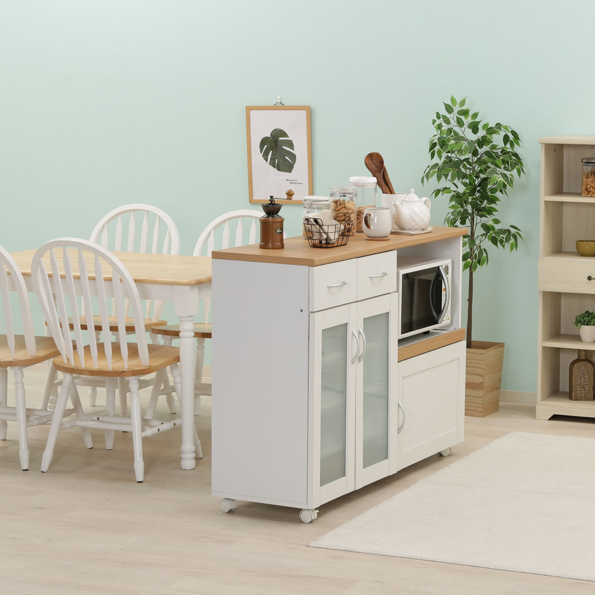 不二貿易（Fuji Boeki） キッチンカウンター 幅120cm フレンチ