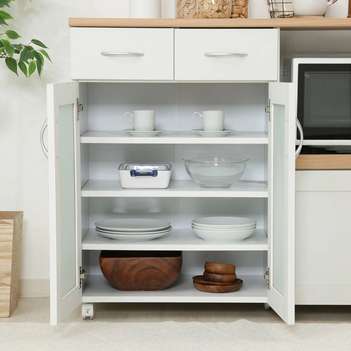 不二貿易（Fuji Boeki） キッチンカウンター 幅120cm フレンチ