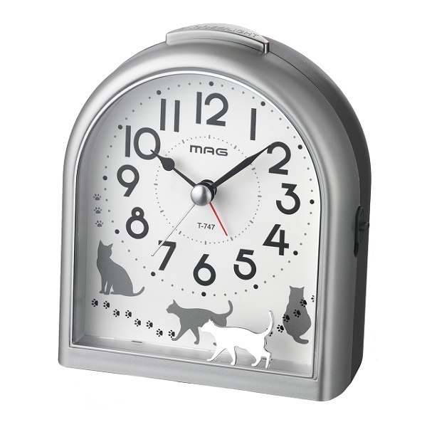 目覚まし時計 動物 ミグレイト 置き時計 時計 （ アナログ アラーム 置時計 ）｜livingut｜02