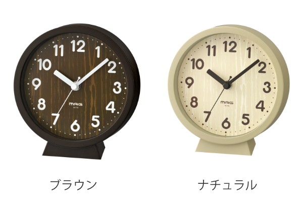 置き時計 掛け時計 木目調 時計 おしゃれ (...の詳細画像3