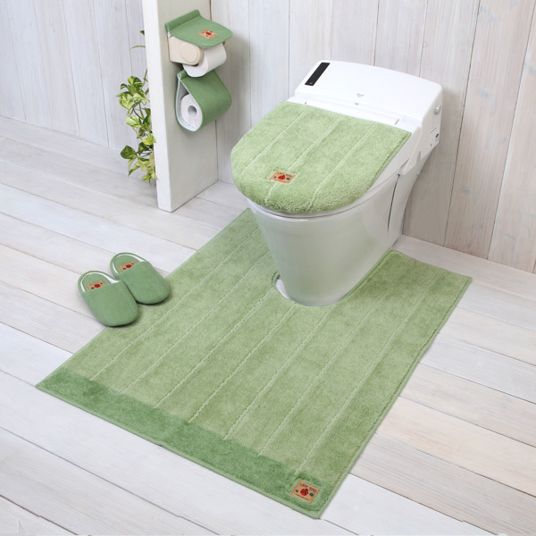 トイレマット 105×80cm 幅広ロング ロング シャンフル 北欧 おしゃれ