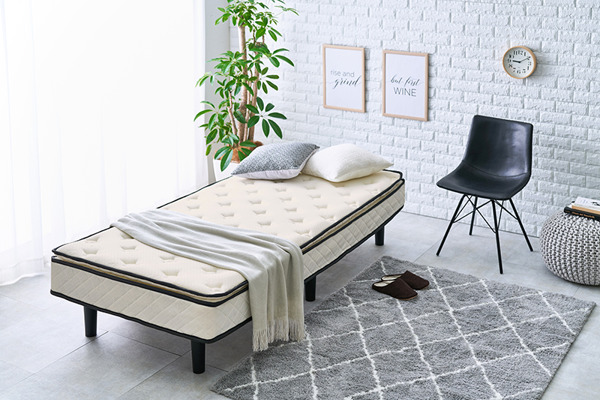 HAGiHARA（萩原） ベッド シングル マットレスベッド ピロートップ