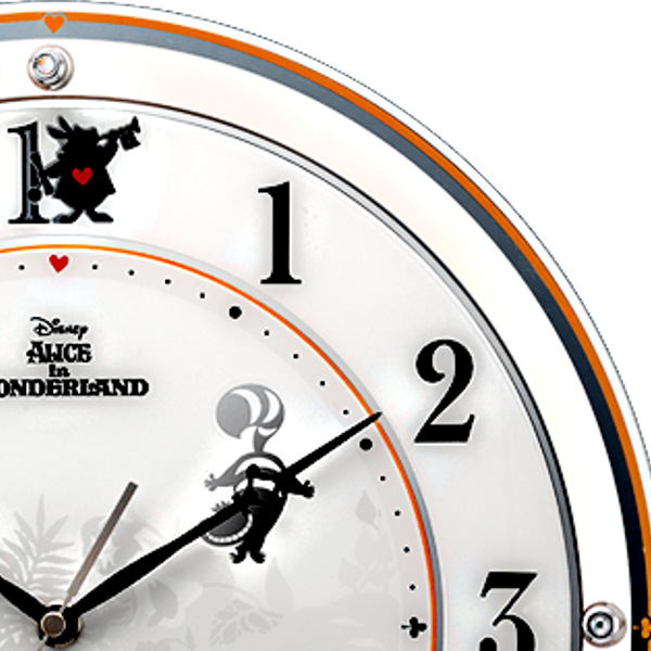掛け時計 アリス 電波時計 時計 壁掛け時計 不思議の国のアリス