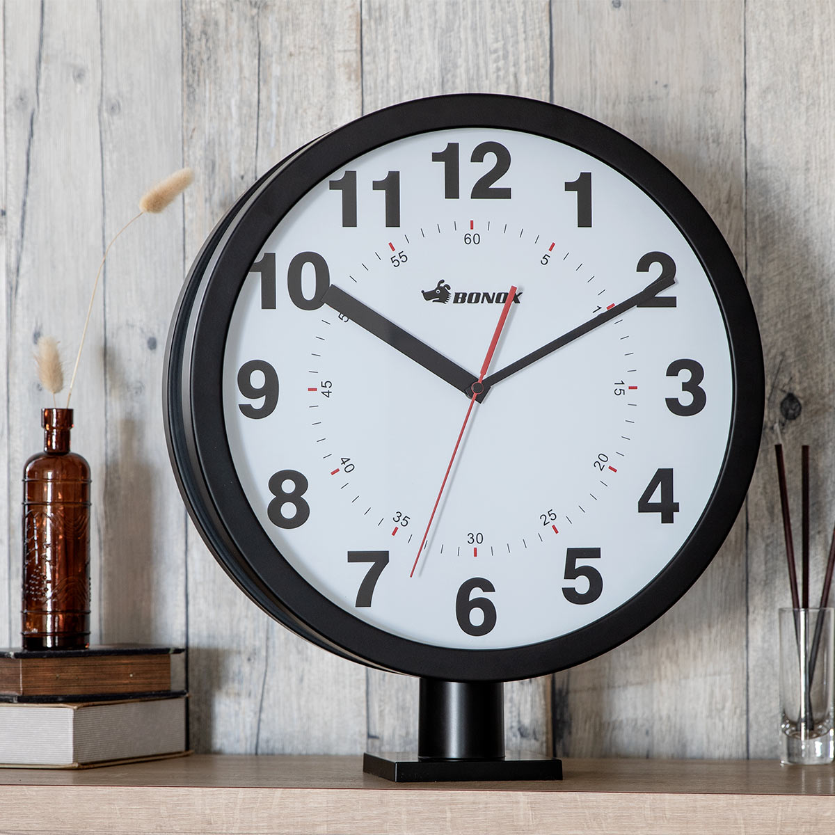 アンティーク調ダブルフェイスウォールクロック?　掛け時計 アンティーク調ダブルフェイスウォールクロック? 掛け時計 楽天市場