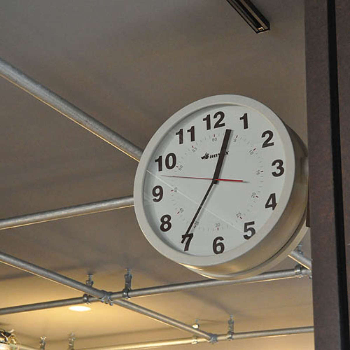 DULTON 壁掛時計 ダブルフェイス L シルバー DW-21-06 両面時計 ダルトン DULTON ダブルフェイス ウォールクロック 掛け時計