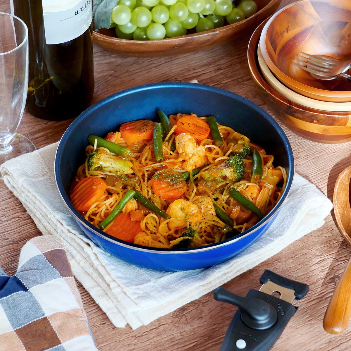 パール金属 フライパン 5点セット A IH対応 スタックプラス クック