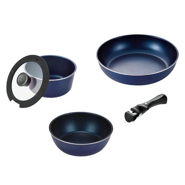 パール金属 フライパン 5点セット B IH対応 ガス火 スタックプラス