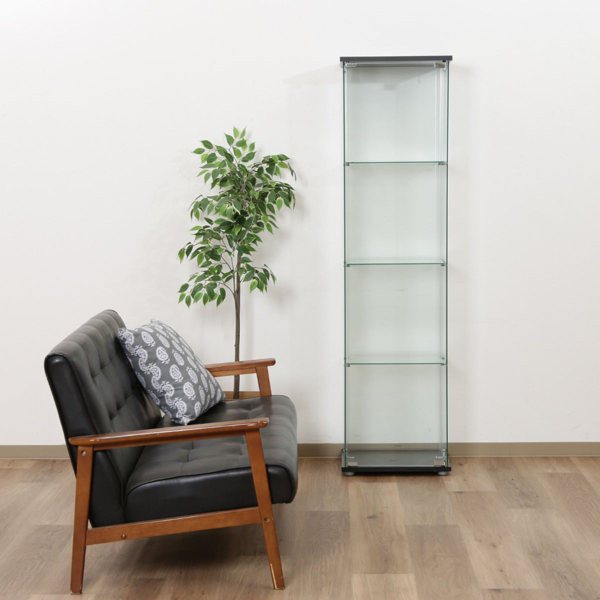 不二貿易（Fuji Boeki） コレクションケース 4段 幅42.5cm 4面ガラス