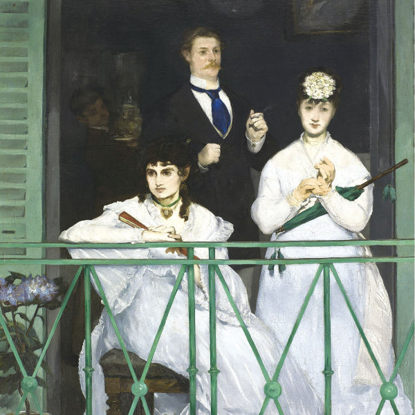 絵画 『バルコニー』 52×42cm エドゥアール・マネ 1868年〜1869年 額