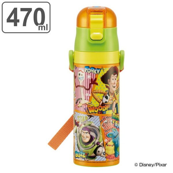 水筒 直飲み ステンレス 超軽量 トイ・ストーリー 470ml 子供 （ トイ