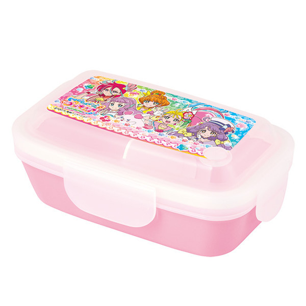 お弁当箱 トロピカル〜ジュ！プリキュア 1段 4点ロック ドームランチ