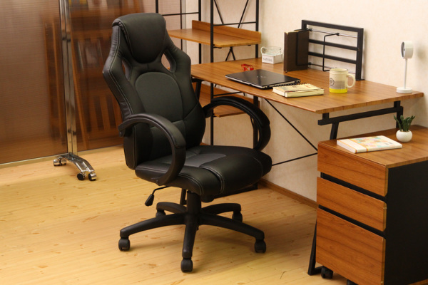 不二貿易（Fuji Boeki） デスクチェア 座面高43〜53cm 高さ調整