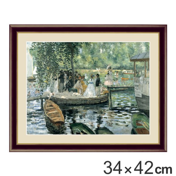 絵画 『ラ・グルヌイエール』 15×20cm ピエール・オーギュスト