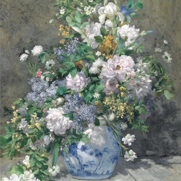春の花 オーギュスト・ルノワール 絵画 春の花束 ルノワール