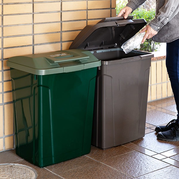 アスベル（ASVEL） ゴミ箱 70L 屋外 分別 ふた付き ハンドルロック