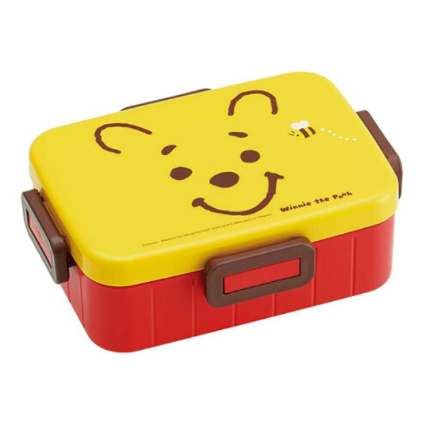 スケーター お弁当箱 1段 抗菌 くまのプーさん フェイス 4点