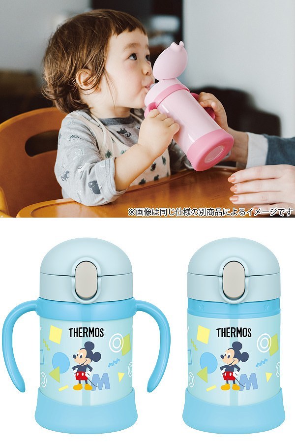 子供用水筒 サーモス thermos 真空断熱ベビーストローマグ ミッキー 250ml FJL-250DS ステンレス製 （ ステンレスマグ ストロー付  トレーニングマグ ） :350513:リビングート ヤフー店 - 通販 - Yahoo!ショッピング