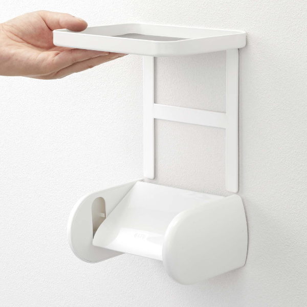 Plate(山崎実業) 山崎実業 Plate トイレットペーパーホルダー上ラック