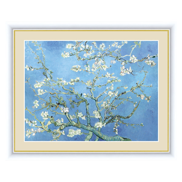 絵画 『花咲くアーモンドの木の枝』 34×42cm フィンセント・ヴィレム