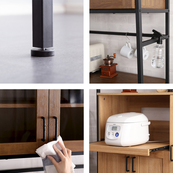 ホームテイスト（HOME taste） 食器棚 幅93.5cm カップボード