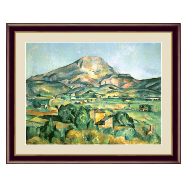 絵画　ブランドンセリ 絵画 『サント・ヴィクトワール山』 42×52cm ポール・セザンヌ 1887年
