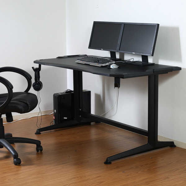 不二貿易(Fuji Boeki) ゲーミングデスク 幅138cm デスク PCデスク 不二貿易(Fuji Boeki) ゲーミングデスク 幅138cm デスク PCデスク