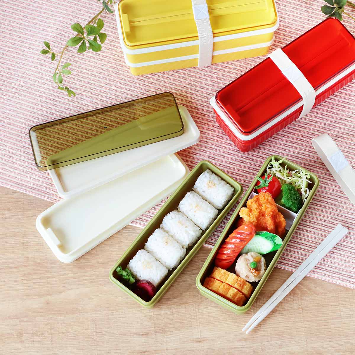 スケーター お弁当箱 2段 抗菌 630ml シリコンランチ レトロフレンチ