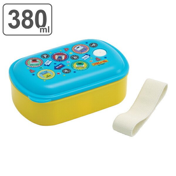 スケーター お弁当箱 1段 抗菌 380ml パッキン一体型 ふわっと
