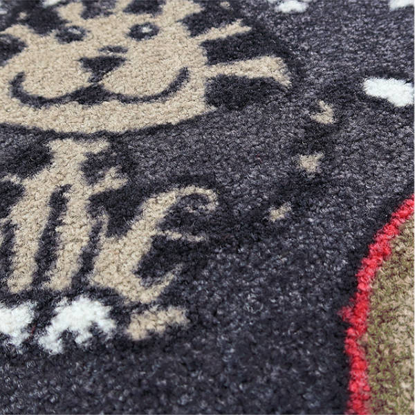 玄関マット 50×75cm 厚さ 6mm 屋内兼用 wash＋dry Katzenmahlzeit （ 屋外 屋内 兼用 薄型 洗える キッチン ラグ ドアマット 滑り止め おしゃれ ） | クリーンテックス・ジャパン | 03