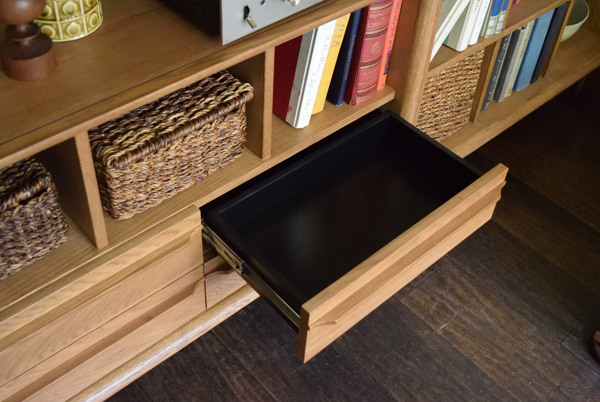 東谷 チェスト 2段 オープン棚 北欧風 天然木 TIMO 幅100cm （ 収納