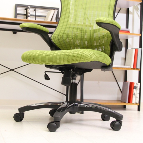 不二貿易（Fuji Boeki） オフィスチェア 座面高45〜55cm メッシュ