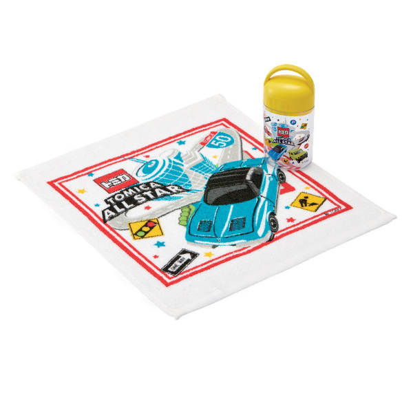 格安SALEスタート】おしぼりセット おしぼり ケース ハンカチ お手拭き 手拭き タオル トミカ TOMICA ） 子供 ハンドタオル （ おてふき  弁当箱、水筒