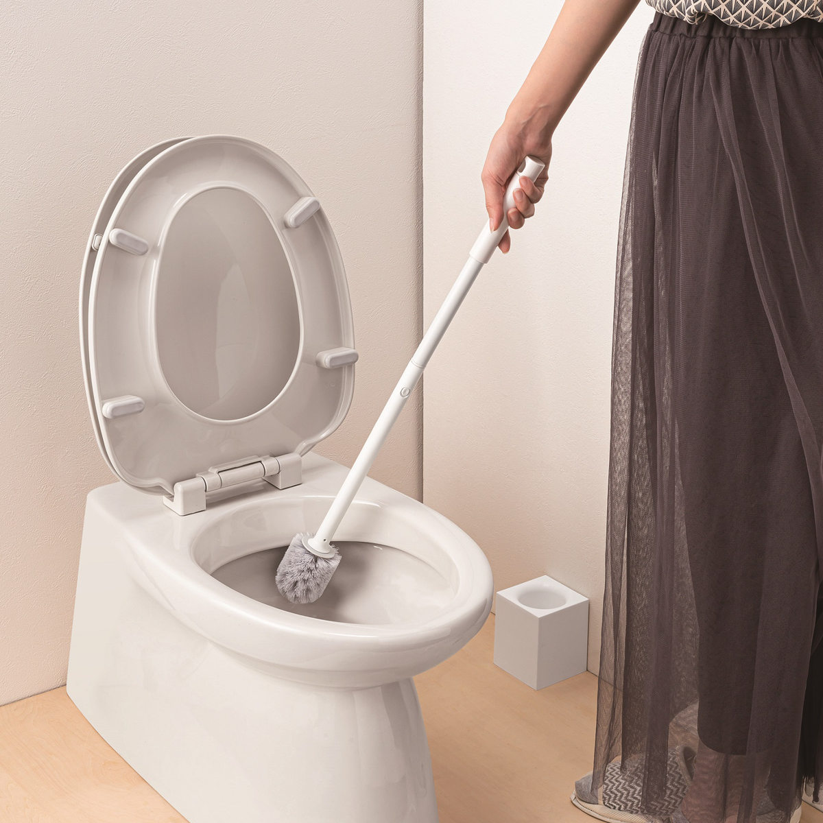 Amazon｜トイレブラシなし死角の家庭用トイレのブラシロング
